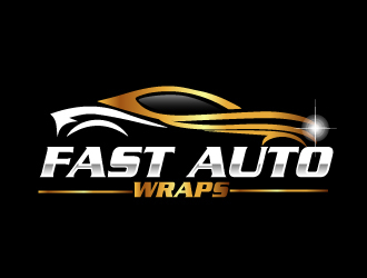 Fast Auto Wraps logo design by ElonStark