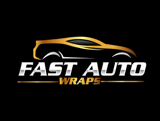 Fast Auto Wraps logo design by ElonStark