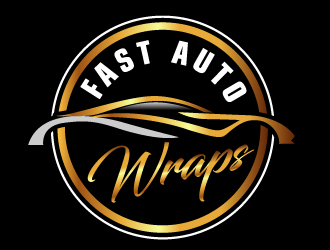 Fast Auto Wraps logo design by ElonStark