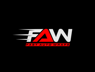 Fast Auto Wraps logo design by haidar