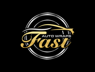 Fast Auto Wraps logo design by Humhum