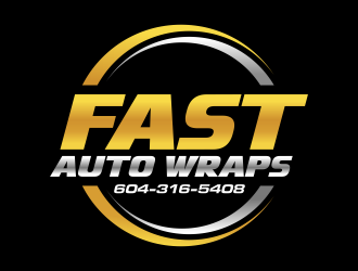 Fast Auto Wraps logo design by ingepro