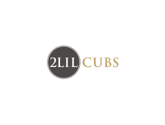2 Lil Cubs logo design by Artomoro
