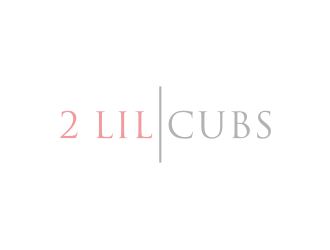 2 Lil Cubs logo design by Artomoro