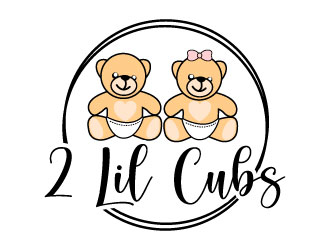 2 Lil Cubs logo design by MonkDesign