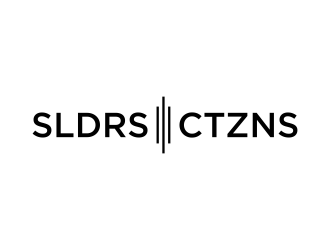 SLDRS   CTZNS (soldiers and citizens) logo design by p0peye