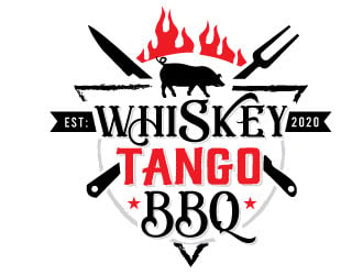Whiskey Tango BBQ logo design by Conception