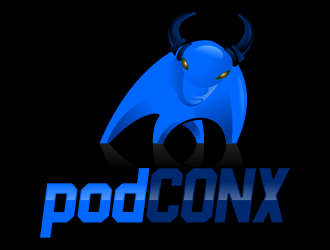 podconx logo design by Panara