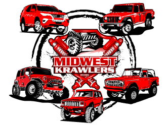 Midwest Krawlers logo design by Suvendu