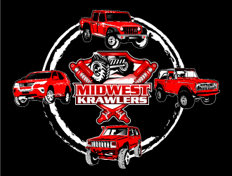 Midwest Krawlers logo design by Suvendu