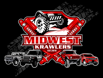 Midwest Krawlers logo design by DreamLogoDesign