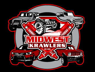 Midwest Krawlers logo design by Suvendu
