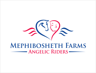 Mephibosheth Farms Angelic Riders logo design by Shabbir
