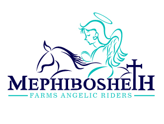 Mephibosheth Farms Angelic Riders logo design by LucidSketch
