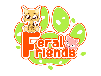 Feral Friends logo design by uttam