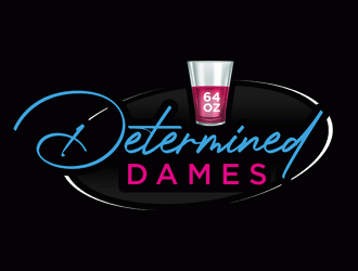 Determined Dames logo design by Bananalicious