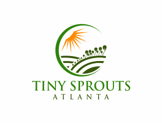 Tiny Sprouts Atlanta logo design by santrie