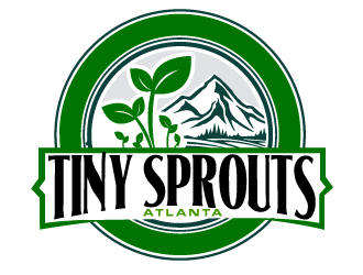 Tiny Sprouts Atlanta logo design by ElonStark