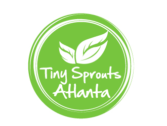 Tiny Sprouts Atlanta logo design by ElonStark