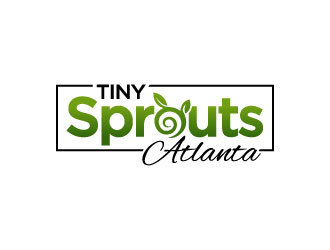Tiny Sprouts Atlanta logo design by bernard ferrer