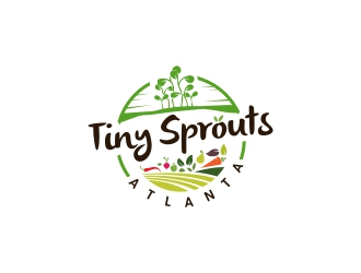 Tiny Sprouts Atlanta logo design by harno