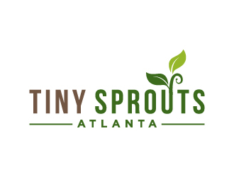 Tiny Sprouts Atlanta logo design by cybil