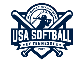USA Softball of Tennessee logo design by jm77788