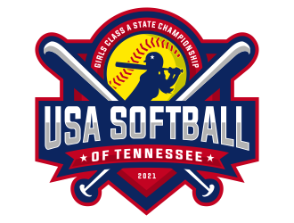 USA Softball of Tennessee logo design by jm77788