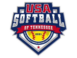 USA Softball of Tennessee logo design by jm77788