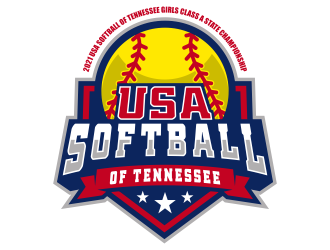 USA Softball of Tennessee logo design by jm77788