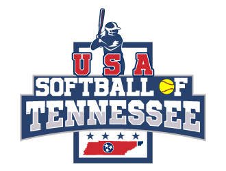 USA Softball of Tennessee logo design by Suvendu