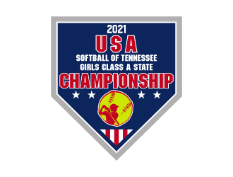 USA Softball of Tennessee logo design by nona