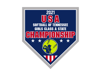USA Softball of Tennessee logo design by nona