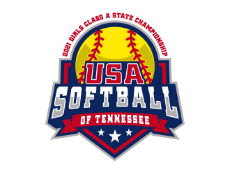 USA Softball of Tennessee logo design by jm77788