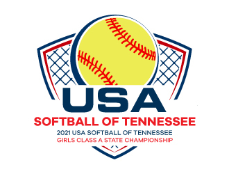 USA Softball of Tennessee logo design by karjen