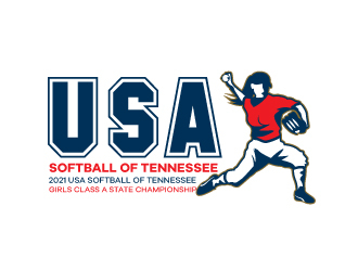 USA Softball of Tennessee logo design by karjen