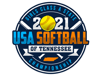 USA Softball of Tennessee logo design by DreamLogoDesign