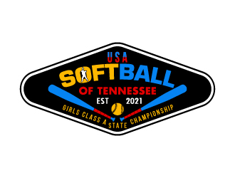 USA Softball of Tennessee logo design by pilKB