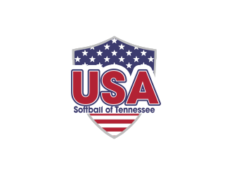 USA Softball of Tennessee logo design by MUNAROH