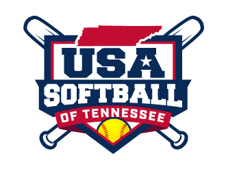 USA Softball of Tennessee logo design by jaize