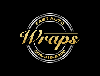 Fast Auto Wraps logo design by Humhum