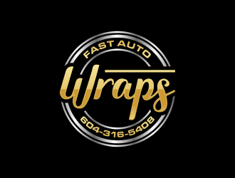Fast Auto Wraps logo design by Humhum