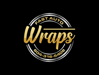 Fast Auto Wraps logo design by Humhum