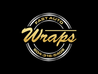 Fast Auto Wraps logo design by Humhum