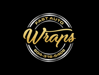 Fast Auto Wraps logo design by Humhum