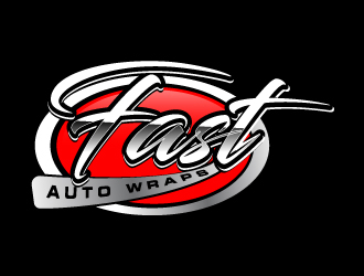 Fast Auto Wraps logo design by Suvendu
