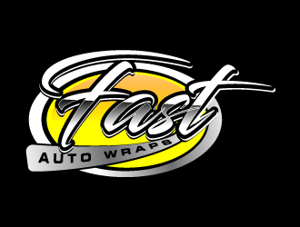 Fast Auto Wraps logo design by Suvendu