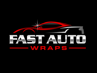 Fast Auto Wraps logo design by kunejo
