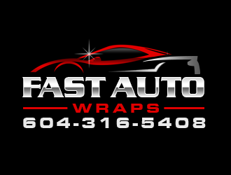 Fast Auto Wraps logo design by kunejo