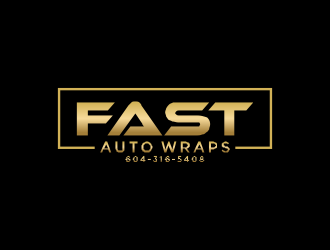 Fast Auto Wraps logo design by MUNAROH